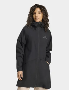 Womens Parka Impermeabile Terrex Multi Climaproof A 2 Strati - Nero, nero nero Donna taglia L - Adidas - FashionsVida
