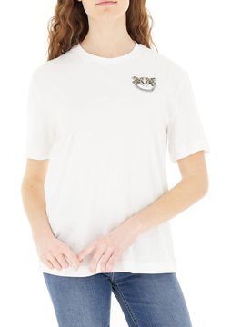Pinko T-shirt girocollo BIANCO L