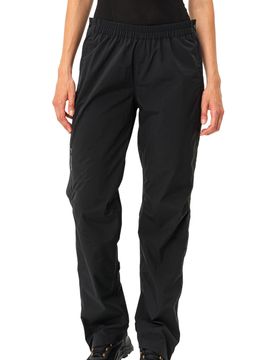 Yaras rain zip iv pantalón largo ciclismo mujer Negro (46)