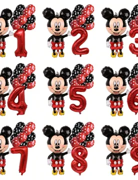 Decoraciones de globos, adecuadas para fiestas de cumpleaños. Conjunto de globos de feliz cumpleaños. Este es el regalo de cumpleaños perfecto. Glo - Shein - FashionsVida