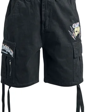 Short - EMP Merchandise Girl Shorts - 27 bis 30 - für Damen - Größe 28 - schwarz - Frauen - female - EMP Stage Collection - FashionsVida