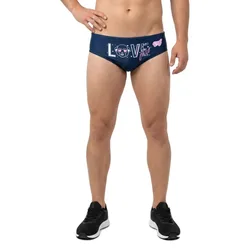 Emoji Love First Swimming Brief Multicolour L Men