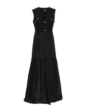 Maxi-Kleid Damen Schwarz 32,34,36,38 Damen
