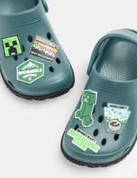 Kids' Minecraft™ Clogs (8 Small-2 Large) Green Mix male
