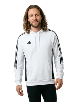 Sweat à Capuche Tiro24 White / Black L