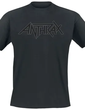 T-Shirt - Logo - S bis 4XL - für Männer - Größe 3XL - schwarz - Lizenziertes Merchandise! - Männer - male - Anthrax - FashionsVida