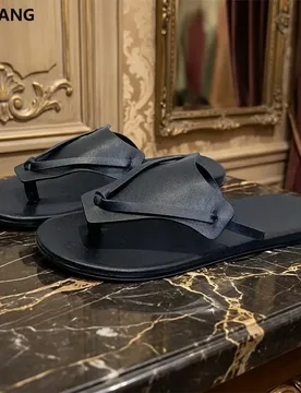 Summer Suede Leather Mules for Women Comfort Flat Slippers Casual Slides Flip Flops Outdoor Holidays Shoes Soft Sole GMKANG - Aliexpress - FashionsVida