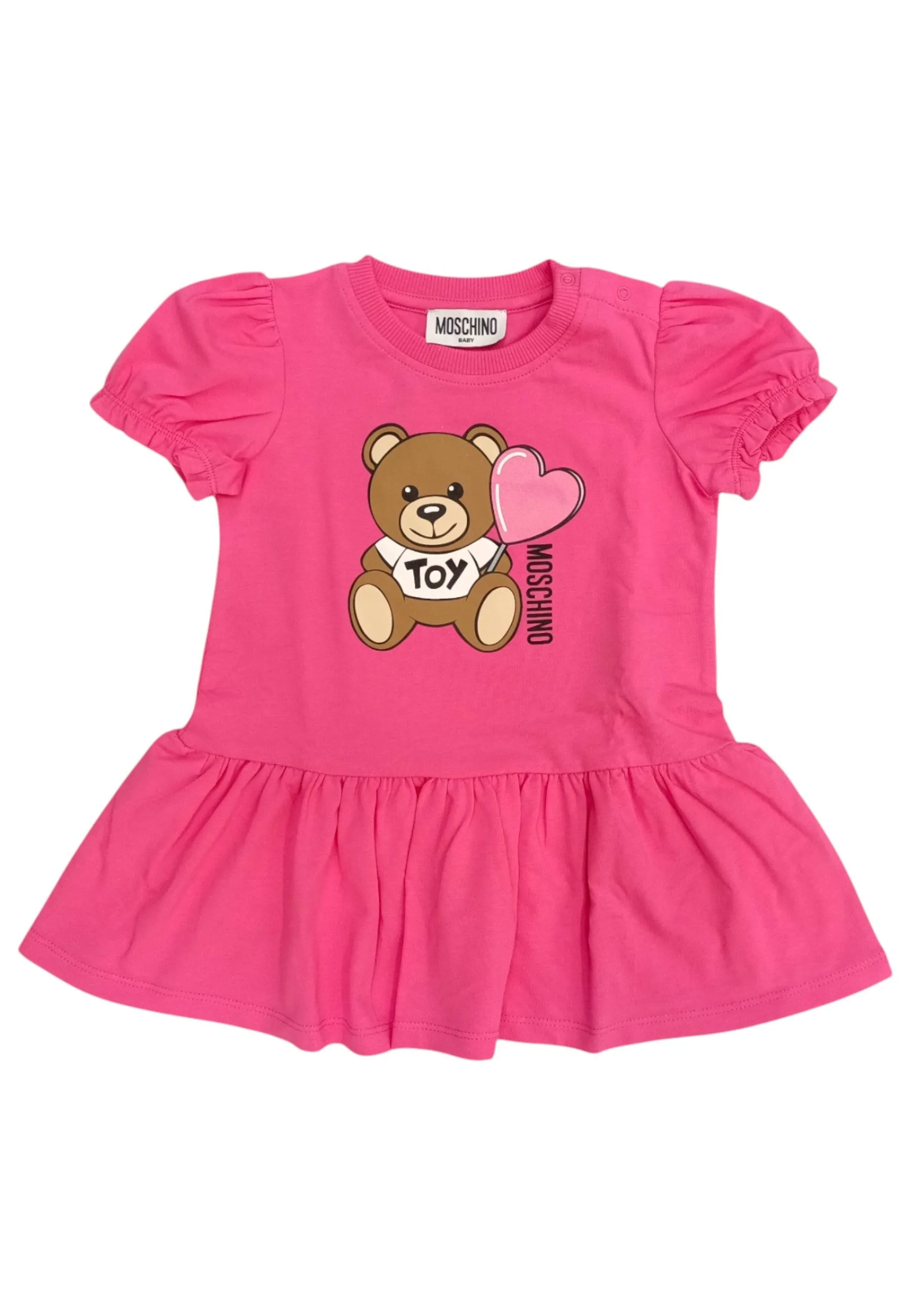 Abito 50533 Fuxia C/orso E Cuore MDV0CK LBA00 - Moschino - FashionsVida