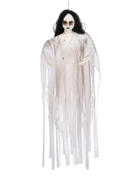 Leuchtende Geister-Braut 90cm Halloweendeko weiß - PARTYPRO - FashionsVida