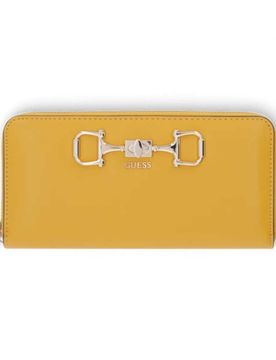 Portafoglio Janie SLG Large Zip Around Donna Amber in Materiale Sintetico con Cerniera