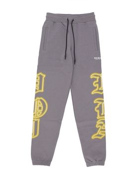 Pantalone Tuta Leggero Uomo Gothic Sk Print Pant Grey