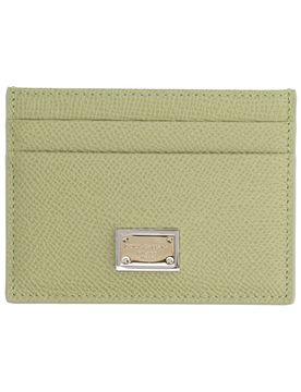 Logo Leather Card Holder
