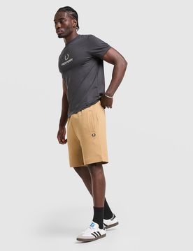Tipped Shorts - Herren, Braun - male - Size: M