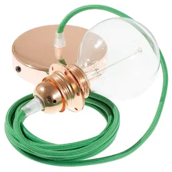 Cables Lampe Suspendue Pendel Pour Abat-jour Rm06 2 M Green / Copper One Size