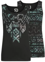 Top für Damen schwarz "Doppelpack Tops" von - Frauen - female