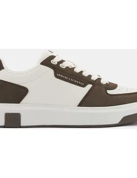 Zapatilla de hombre tipo basket con logo - Armani Exchange - FashionsVida
