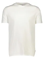 Organic slub yarn o-neck tee male