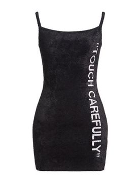 Minivestido Mujer Negro 36 Mujer
