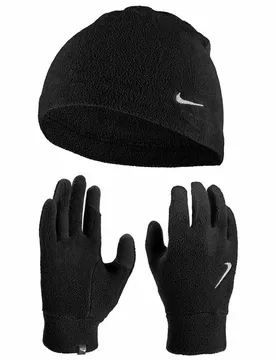 Accessories Guanti Fleece Black / Black / Silver M-L