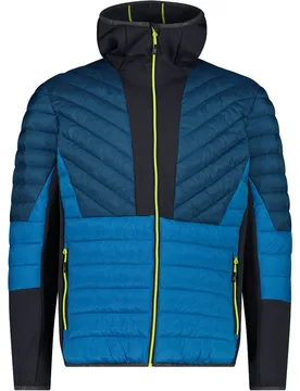 Man hybrid jacket fix hood chaqueta outdoor hombre Azul (54) - CMP - FashionsVida