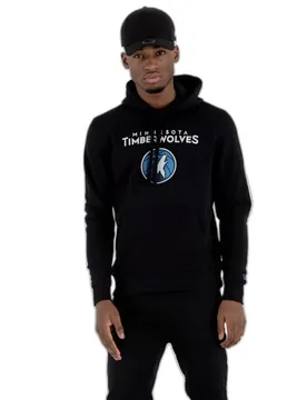 Sweat à Capuche Nba Regular Minnesota Timberwolves Black XL - New era - FashionsVida