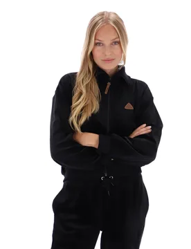 Apulia Dropped High Neck Velour Sweater - XS - FILA - FashionsVida