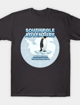 South Pole Adventure Antarctica Expedition Team Penguin T Shirt 100% cotton print Graphic Clothes Short Sleeve All size tee S-6X - Aliexpress - FashionsVida