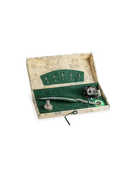 Set da scrittura con portapenne verde verde - Dallaiti - FashionsVida