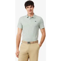 Polo de hombre de golf de corte regular con microestampado