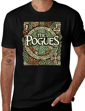 The Pogues - Celtic Revival Style T-Shirt Abstract Pattern Print Top T-Shirt - Aliexpress - FashionsVida