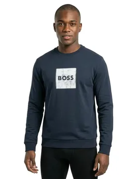 Boss Felpa 10257973 Dark Blue XL - BOSS - FashionsVida