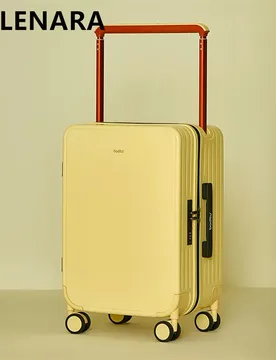 COLENARA 18"20 Inch Portable Cabin Luggage Bag For High-quality ABS+PC Student Wide Pull Rod Travel Suitcase - Aliexpress - FashionsVida