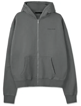 Kapuzenjacke - LOGO OVERSIZED SWEAT JACKET - S bis XXL - für Männer - Größe L - grau - Männer - male - Pegador - FashionsVida