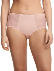 Womens Norah Chic High-Waisted Full Brief - Pink Polyamide - Size X-Small
