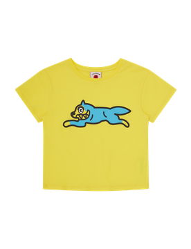 Running Dog Baby Tee - Yellow
