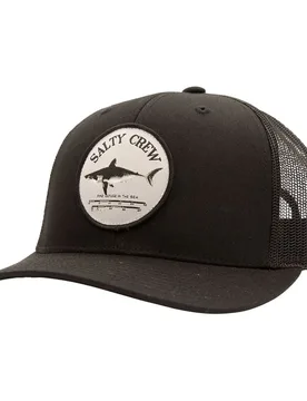 Bruce Retro Trucker Cap Black One Size Men,Women - Salty Crew - FashionsVida