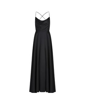 Vestido de noche negro 42