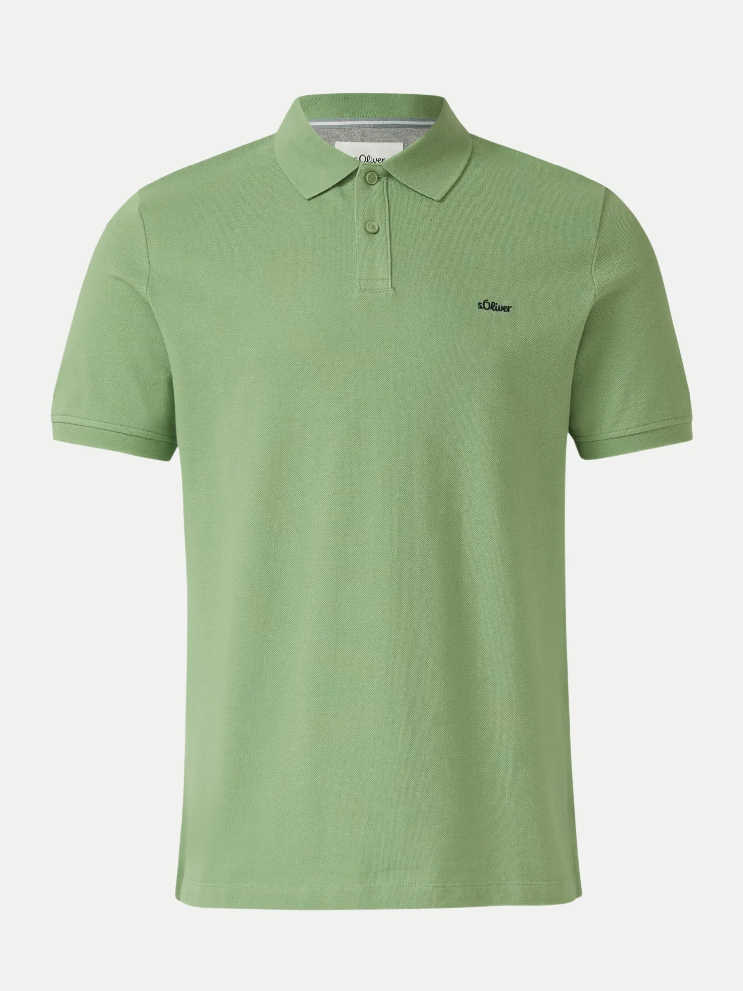RED LABEL Poloshirt Piqué Grün M - S. Oliver - FashionsVida
