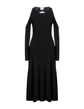 Midi-Kleid Damen Schwarz M,S,XL,XS,XXS Damen