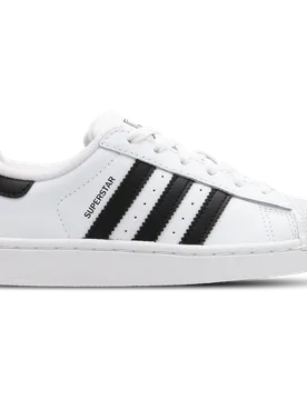 Superstar Toddler Trainers - White - Size 12.5 - Leather - White - Size: 12.5 - Adidas - FashionsVida