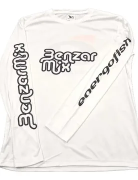 Logo Long Sleeve T-shirt White M Men - Benzar Mix - FashionsVida