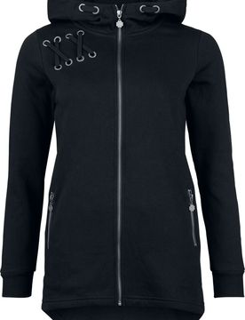 Kapuzenjacke - Hand In Hand - S bis 5XL - für Damen - Größe S - schwarz - Lizenziertes Merchandise! - Frauen - female