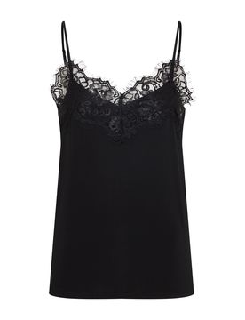 SOAKED IN LUXURY Top 'CLARA' negro