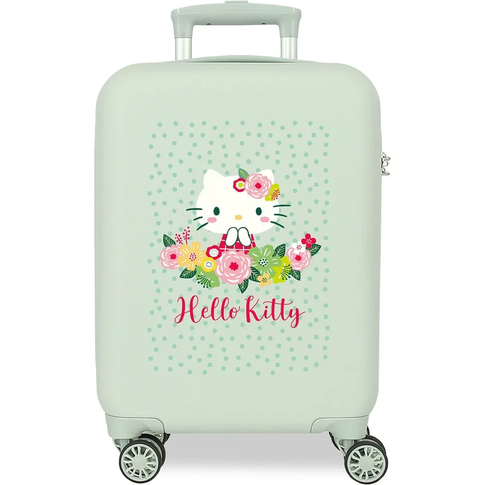 Maleta de cabina Hello Kitty Floral Kitty rígida con capacidad de 28L - Personajes - FashionsVida