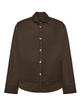 Camicia in lana Tobhias