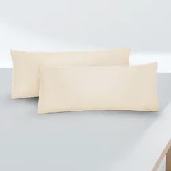 Feinjersey-Kopfkissenbezug Doppelpack kitt, 2x 40x80 cm