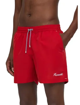 FaÇonnable Pantaloncino Da Bagno Logo Solid Pepper Red L
