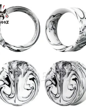 KUBOOZ Cool Colorful Acrylic Ear Tunnels Plugs Gauges Expander Ears Body Piercing Jewelry Earrings 2Pairs - Aliexpress - FashionsVida