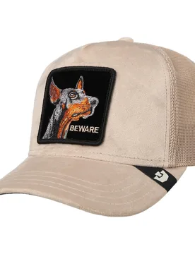 Velour Doberman Trucker Cap by - oatmeal - Herren - Size: One Size - Goorin Bros. - FashionsVida