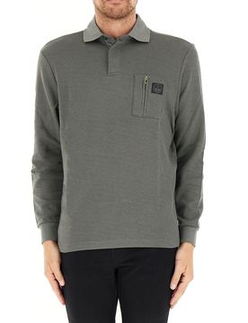 Polo maniche lunghe VERDE SCURO XL